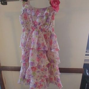 White, pink, and purple holiday editions 4/5 dress